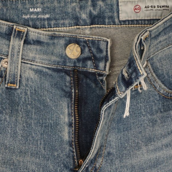New AG Mari High Rise Slim Straight Leg Jeans in 18 Years Pride size 23 - Picture 15 of 16
